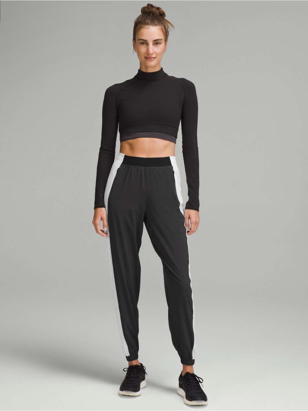 Lululemon Adapted State HR Jogger Glow Black White Size 2 NWT